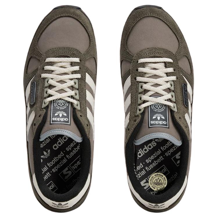 Adidas Originals Nueva York Outdoor Spzl Versátil Cómodo Estilo de Vida Zapatos Casuales Unisex Marrón JR1564