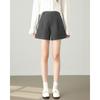 TERRE BLEUE Women's High-Waisted Wide-Leg Suit Shorts