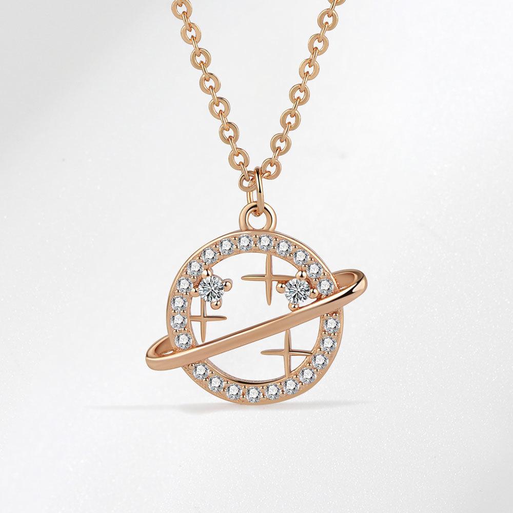 

Lindon женское ожерелье кулон медный сплав циркон для женщин свадебная вечеринка модный подарок розового золота