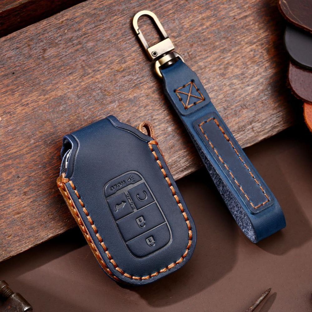 Genuine Leather Key Cover for Honda Keys North America Exclusive Key Holder for Honda Vehicles