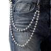 Ingemark Harajuku Street Rhinestone Keychain Wallet Belt Chain for Men Hip Hop Trousers Hipster Pant Jeans Chain Rock Jewelry