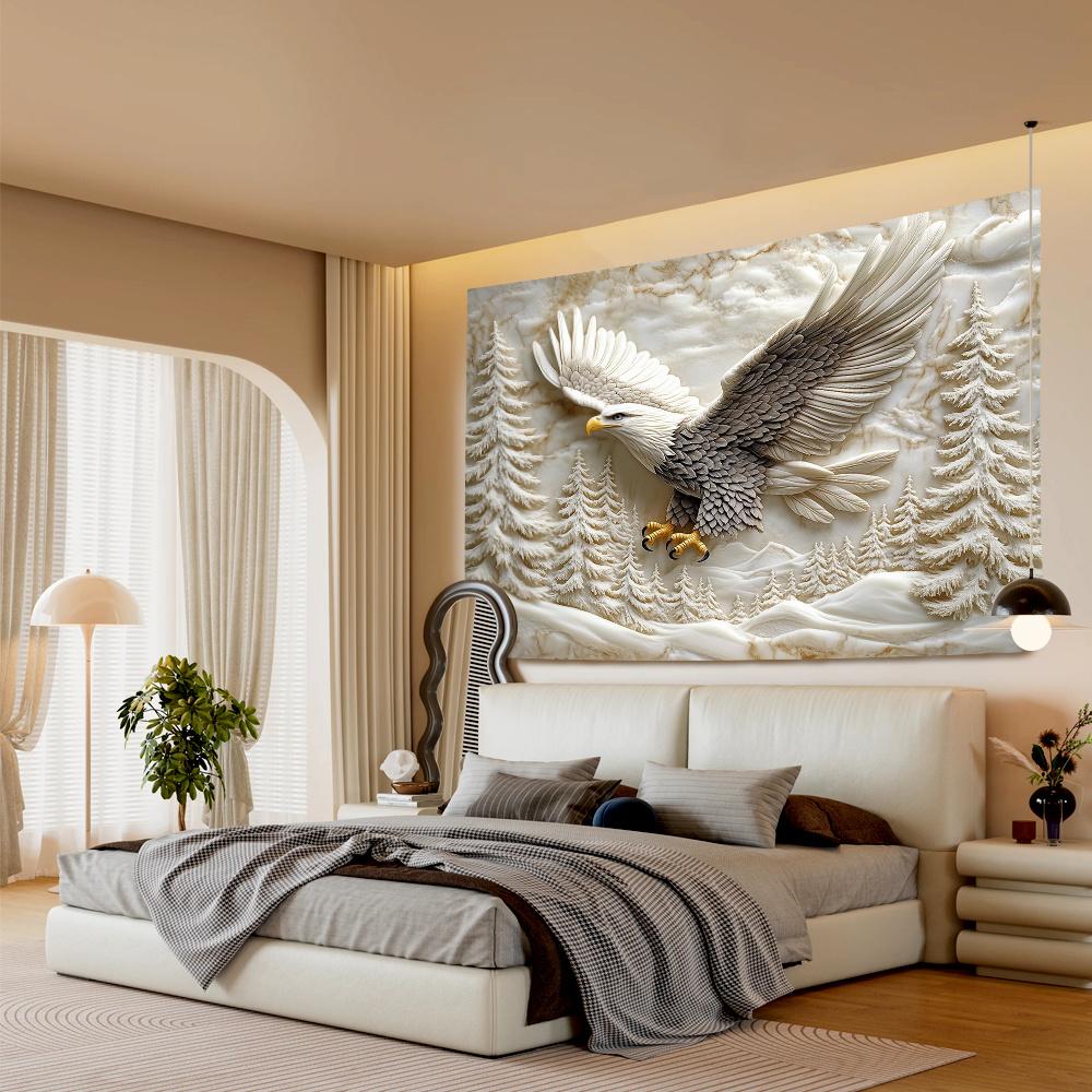 Soaring Eagle Tapestry - Perfect for Home Décor, Adding Nature's Majesty and Wilderness Charm To Your Living Space