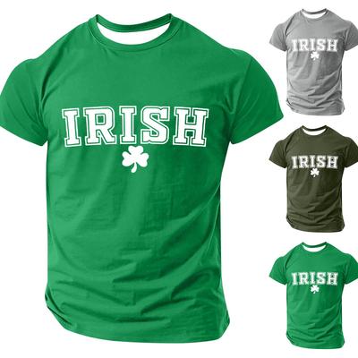 Ανδρικό Μοντέρνο T-Shirt, Street Casual Ρούχο με Κοντά Μανίκια