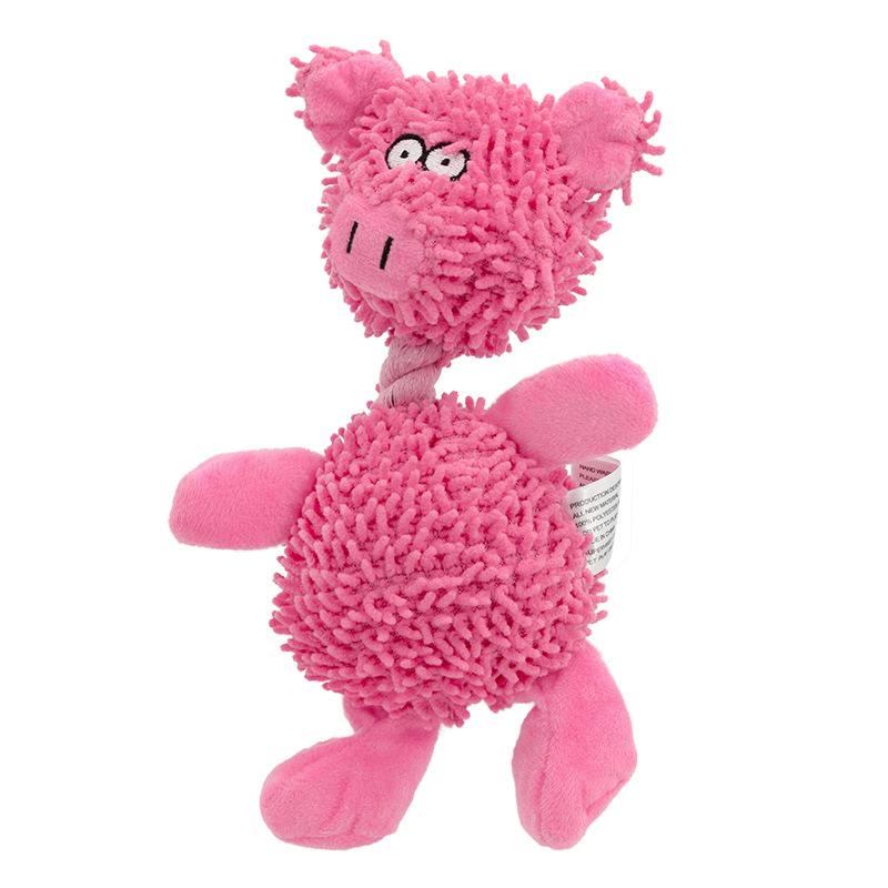 Animal Animal de Companie Doy Jucării pentru Animale de Companie Mestecat Sunet Squeaker Jucărie pentru Câine Pisici Joacă Interactivă Jucărie Porc Rață 1 buc