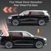 1/24 Die Cast Alloy Car Model, AITO M9, Detachable Wheels, Rubber Tires, Light Music Car, SUV, Children's Birthday Gift