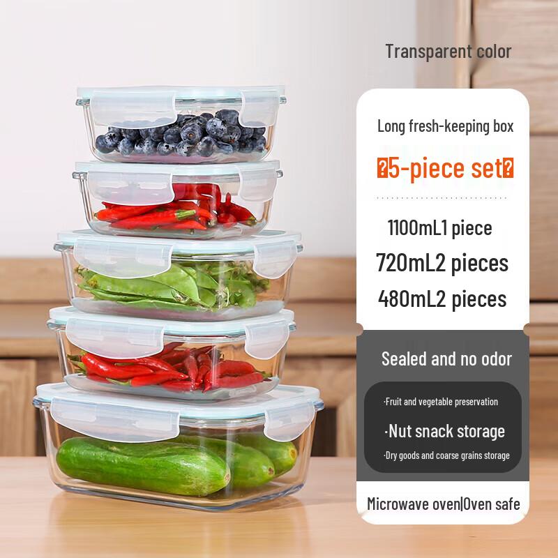 Huihuang H Skleněné nádoby na potraviny potravinářské kvality