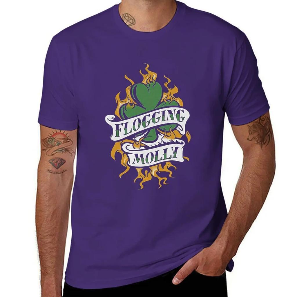 Flogging Molly TShirt sublime korean fashion heavyweights summer clothes mens champion t shirts 2025 new model