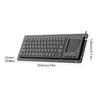 64Key Touchpads Integrated Waterproof Keyboards Supporting Win 11 Gestures for Industrial Applications Compatibility