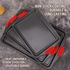 Multi-Purpose Baking Sheet Carbon Steel Bread Cake Mould Restaurant Baking Tray  Kitchen