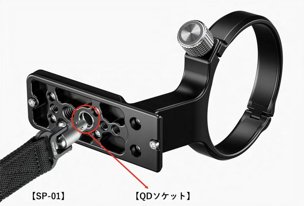Leofoto Lens Foot for Tamron Di III VC VXD with Compatible QD Socket TRFC-01 150-500mm F/5-6.7 Arca-Swiss