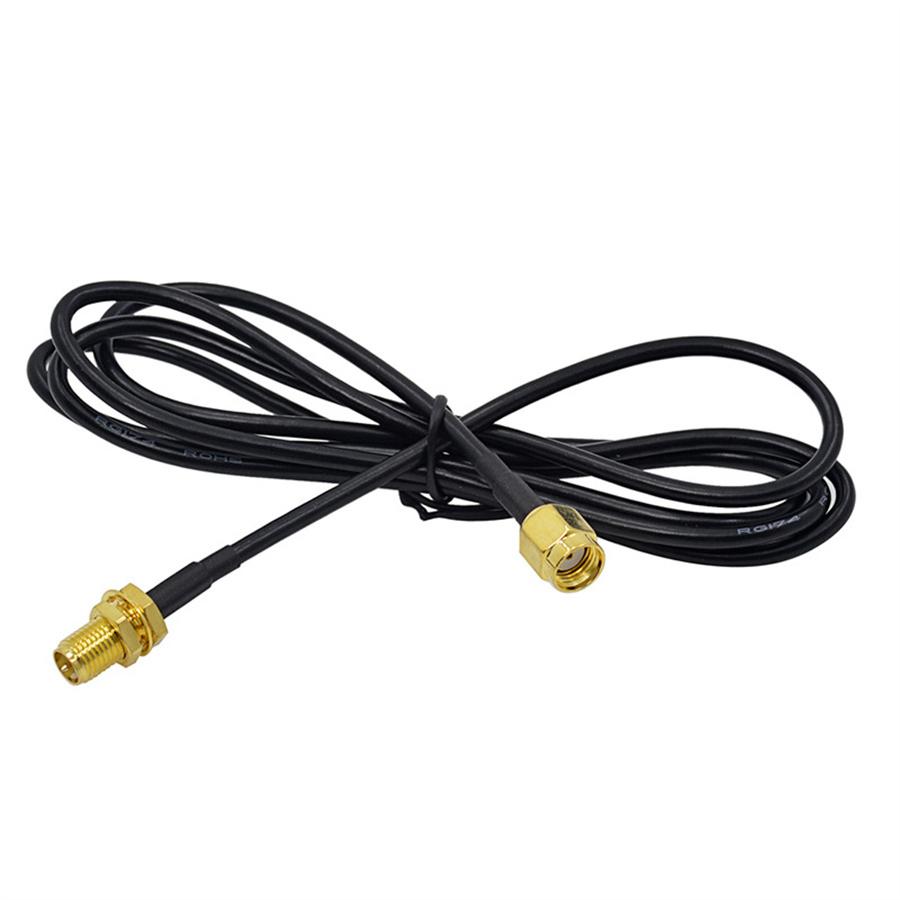6M RG174 SMA Male to Female Extension Cable Copper Wire for Coax Coaxial Wi-Fi WiFi Network Card Router Antenna