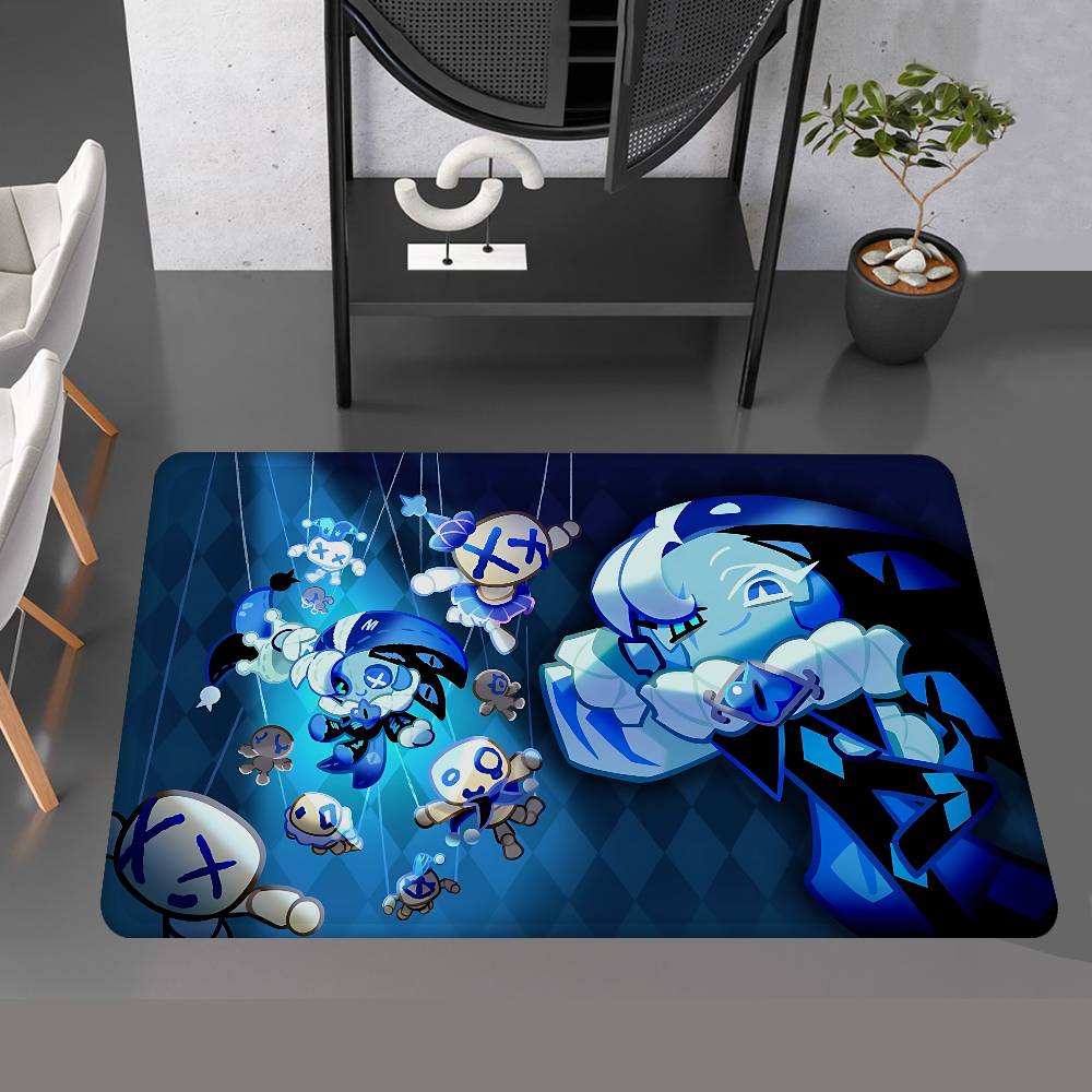 Mobile Game Cookie Run Kingdom Floor Mat INS Style Soft Bedroom Floor House Laundry Room Mat Anti-skid Household Carpets