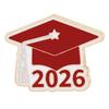 Class of 2026 Graduation Enamel Pin Graduation Cap Brooch Badge for Backpack Clothing Accessories Jewelry Gift Women Men Student