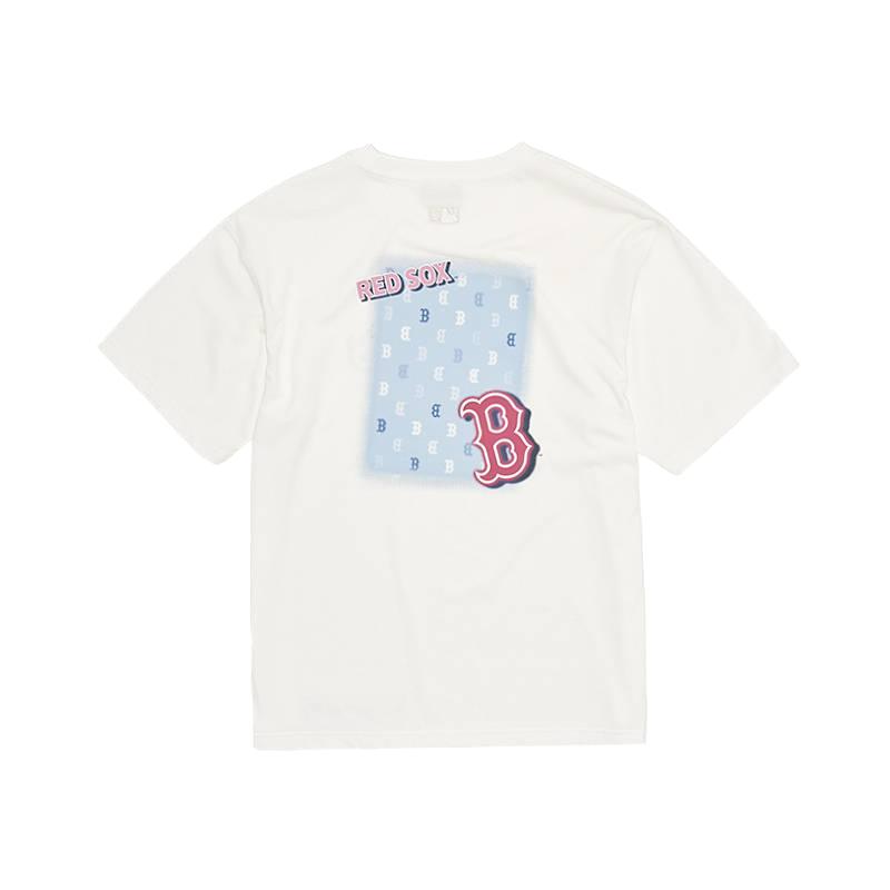 MLB SS26 Pop Floral Cool Pullover Short Sleeve Printed T-Shirt Unisex Tops 3ATSM2163-43IVS