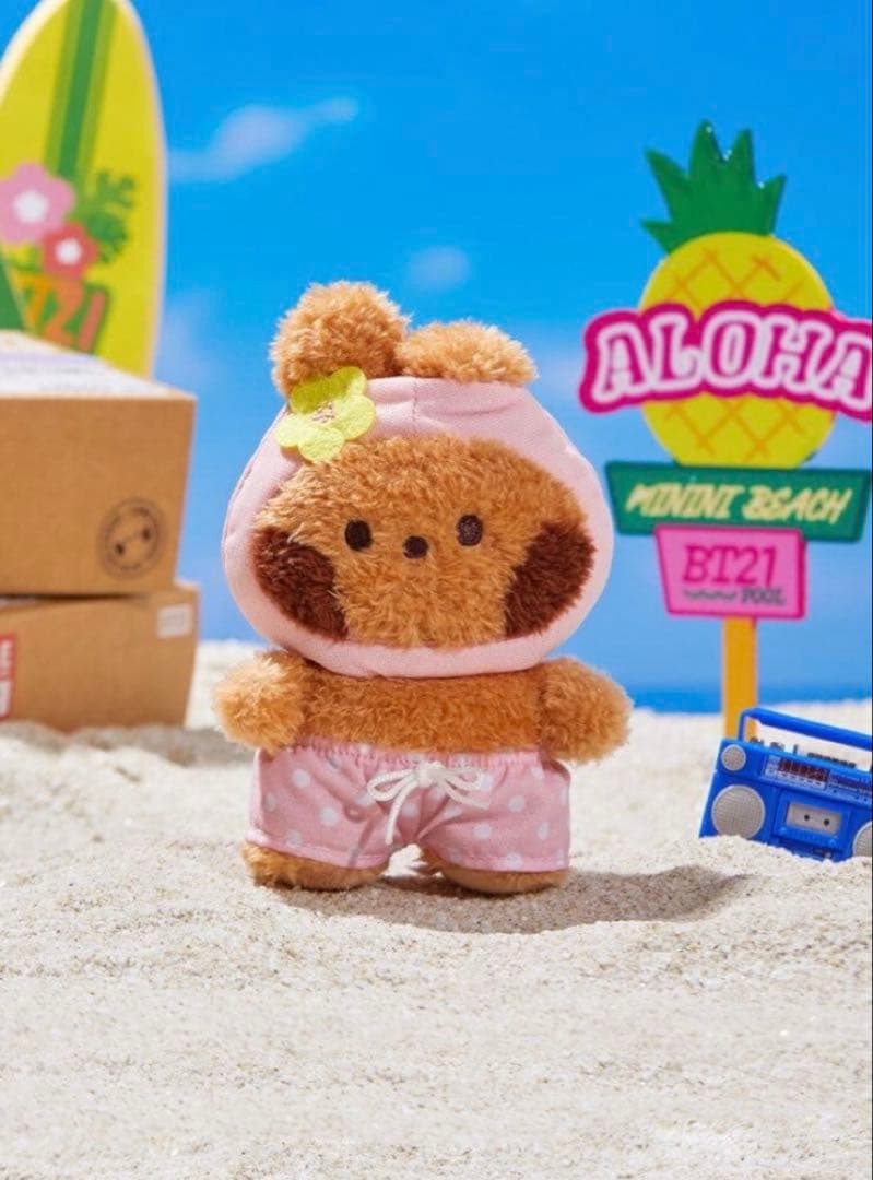 

[USED] BT21 Minini Summer Version Jungkook Cookie (Not for Sale in Japan)