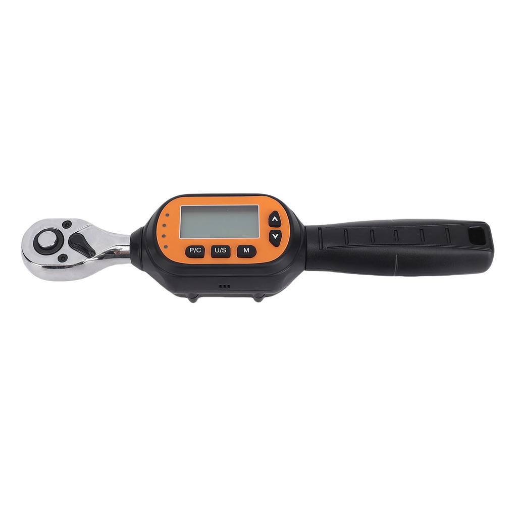 Digital Preset Torsion Wrench LED Backlit Screen 3 8in 1.8 to 60N m Unit Switching CW CCW Digital Wrench