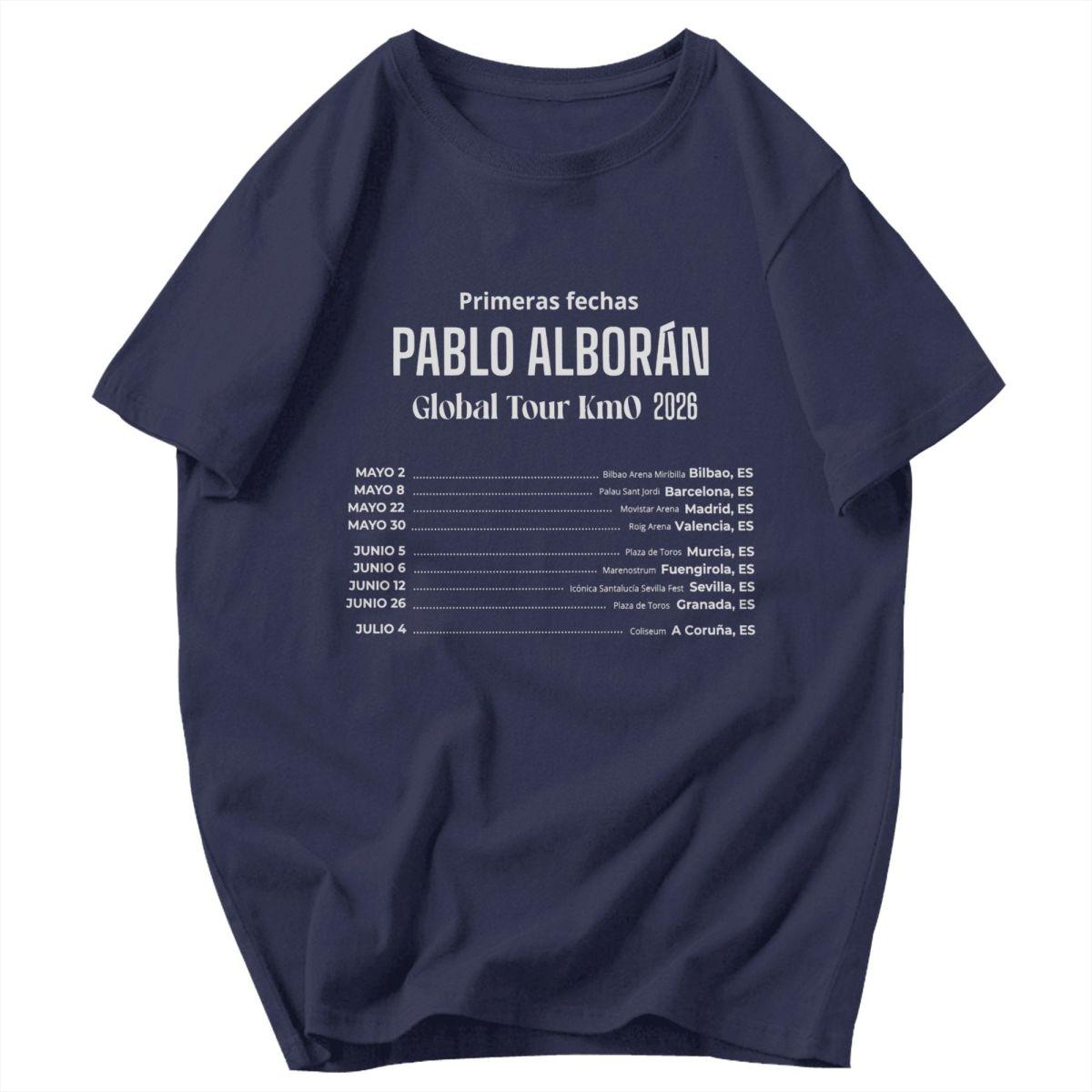 

Men T Shirt Rapper Pablo Alboran Global Tour 20262027 Unique Y2K Graphic Tees Unisex Tops T Shirts 4XL