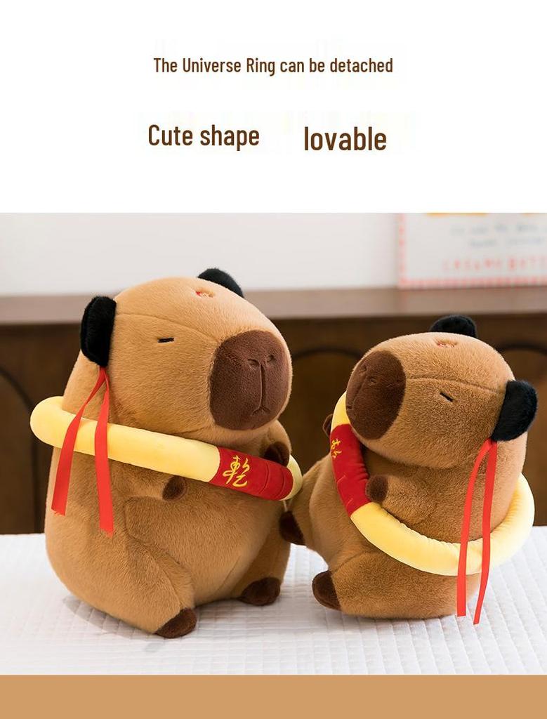 Nezha Capybara Cosplay Plush Toy - Cute and Soothing Gift for Babies