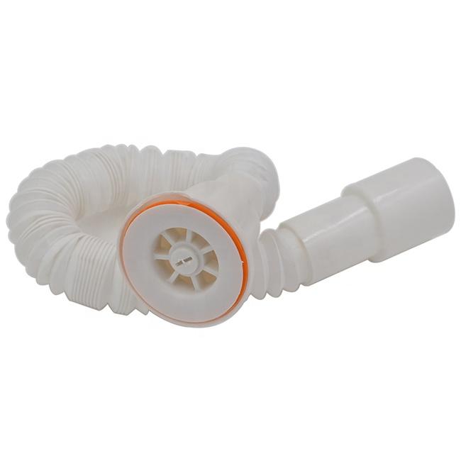 Flexible Plastic PVC PP Sink Waste Drain Bathtub Pipe
