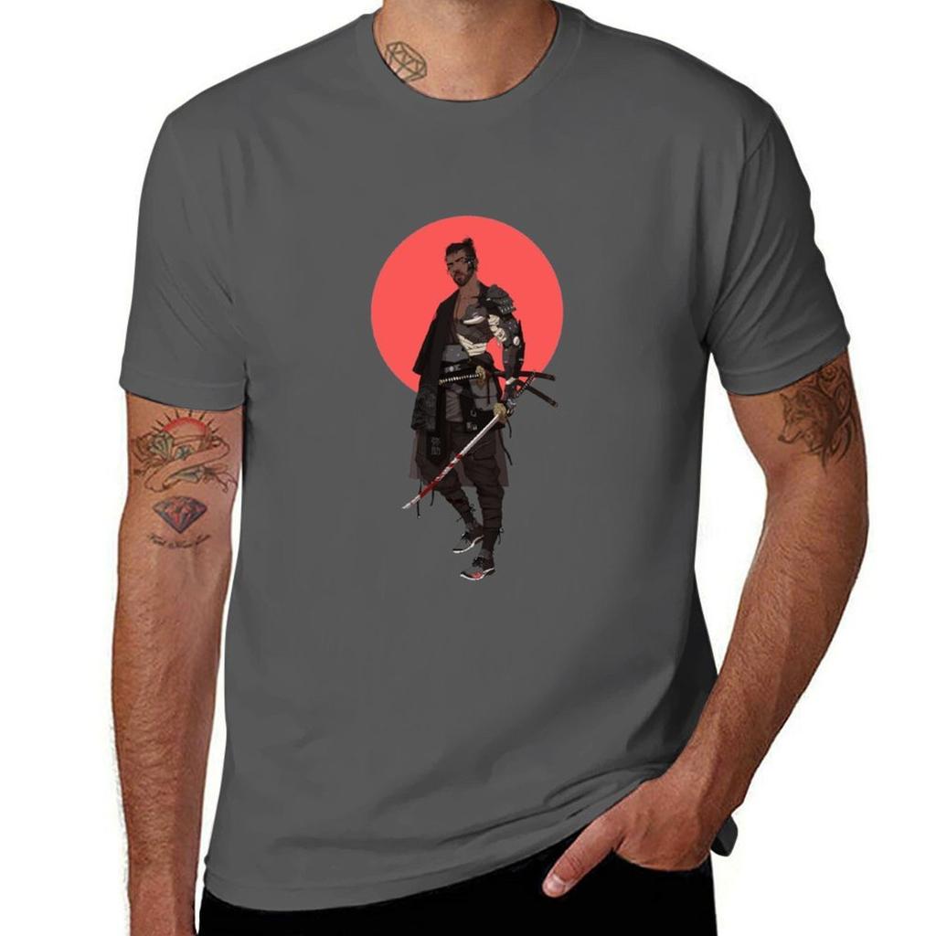 Yasuke Hero Design Tshirt Trendy Casual Short Sleeve Shirt Tshirt