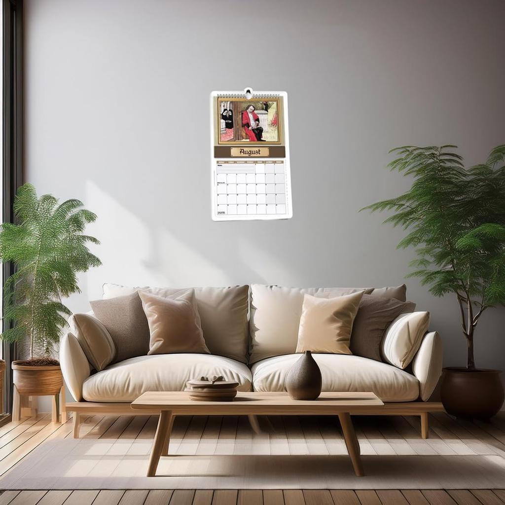 Funny 2026 Medieval Dick Pics Calendar - Pic Wall Calendar - Perfect Prank Gag Gift for Home Decor Office