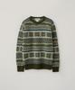 BLANKROOM All Over Fairisle Sweater_Scots Pine