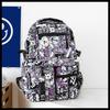 Fashion new casual backpack fashion graffiti large capacity bag female couple high school junior high school primary school bag