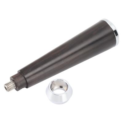 M10 Thread Coffee Filter Handle Replacement Steel Bottom Wooden Coffee Machine Handle with Buckle