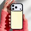 Pastel Gingham Phone Case for iPhone 17 Air 16e 15 14 13 Pro Max Back Cover for 12 11 Pro Coque