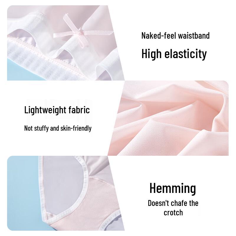 Urban Beauty Women's 6-Pack Ice Silk Seamless Briefs