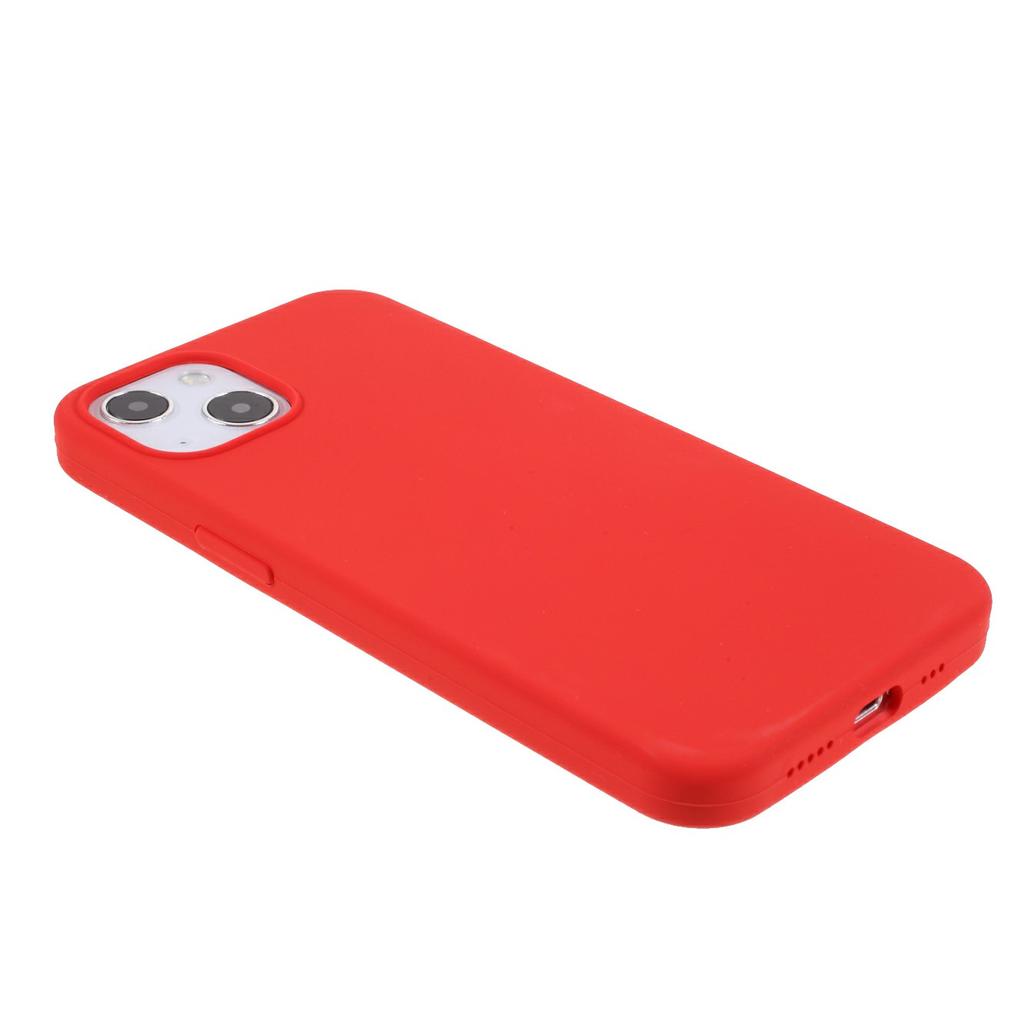 For iPhone 15 Plus Case Solid Silicone Shockproof Phone Back Cover