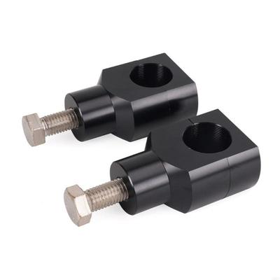 28GC 1 Pair Motorcycle Universally Handlebar Risers Mount Handle Clamp 25mm 1'' Adapter