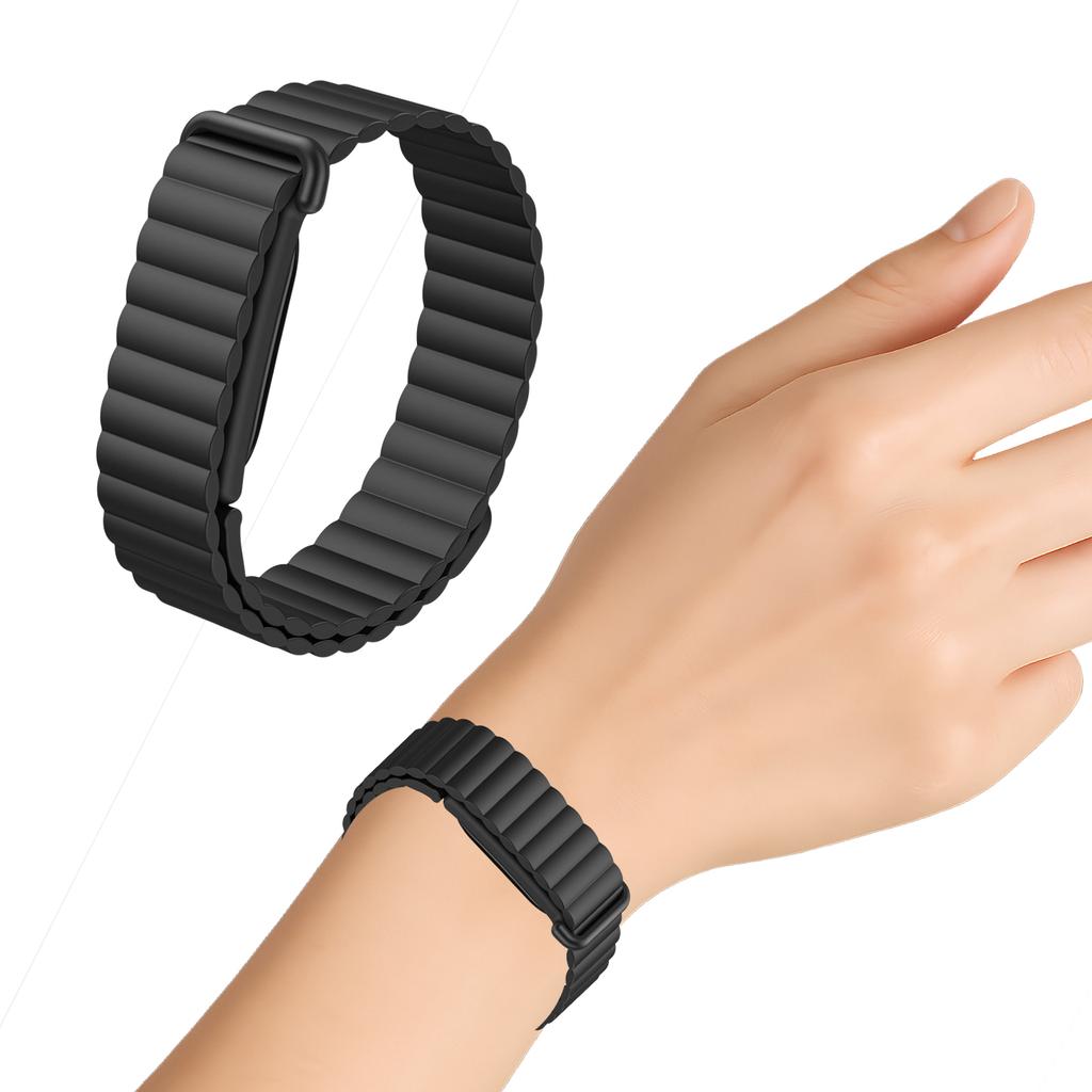 For Google Fitbit Air Silicone Anti-Sweat Watch Loops Bracelet Non-Slip Soft Replacement Wrist Strap for Outdoor Travel Commute
