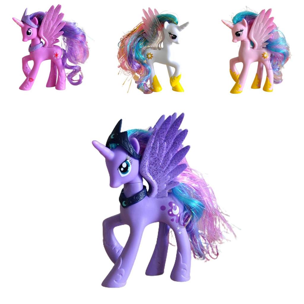 My Little Pony Einhorn Figur Spielzeug Kuchenaufsatz für Kinder Weihnachten Geburtstagsgeschenke