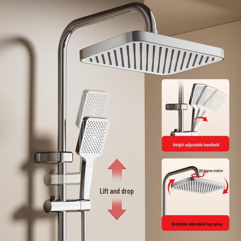 Royalstar Pressurized Copper Shower Faucet Set