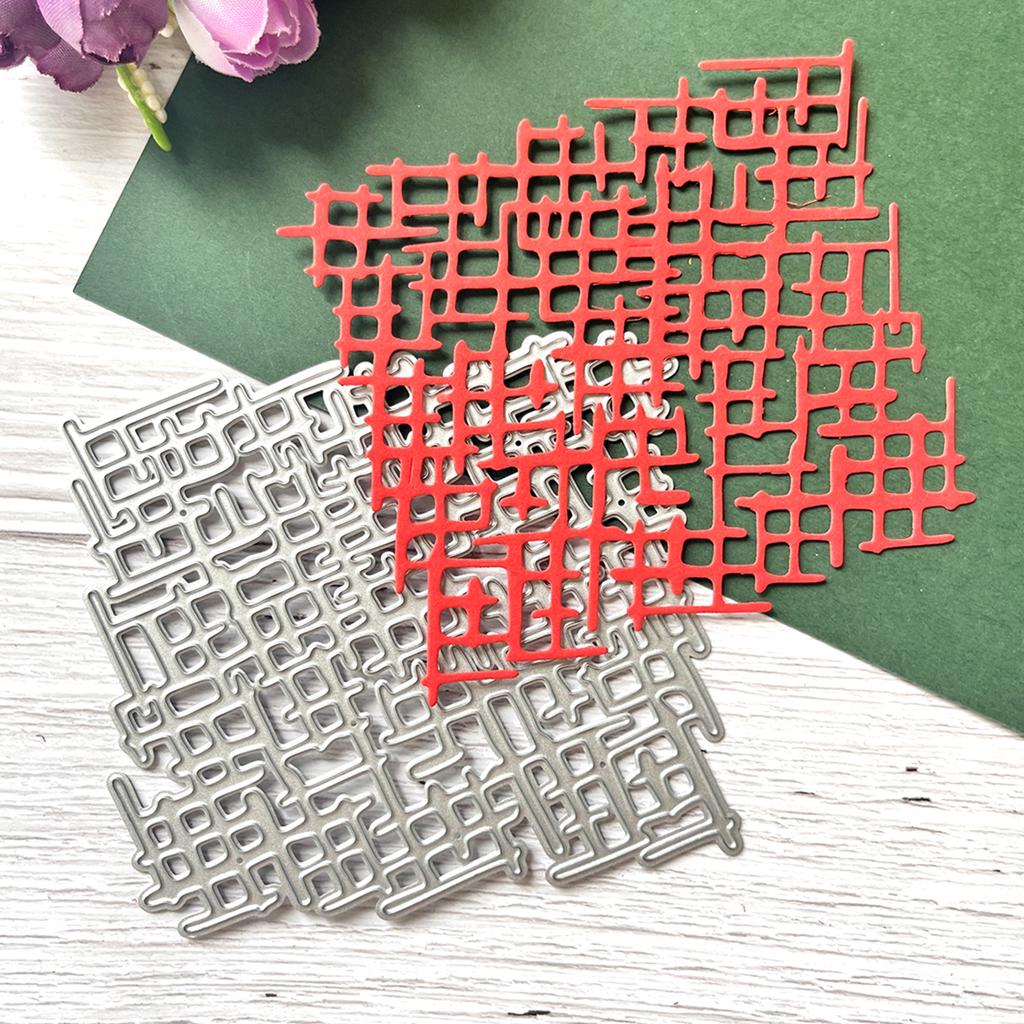 Metal Die Cuts Net Embossing Stencil Cutting Dies for Card Making Scrapbooking Paper Craft DIY Template Handmade