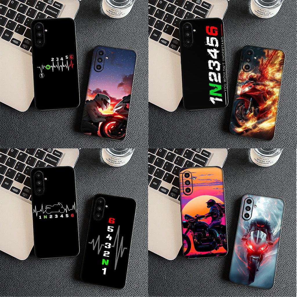 Motorcycle Motorbike 1N23456 Phone Cover for Motorola Moto Edge 50 One 30 Fusion 40 neo Ultra Pro 20 Lite G85 G84 E15 E14 Case