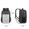 Fashionable Large Capacity Men Business Backpack Travel Double Strap Computer Bag High School Bags Teen College Student Backpack
