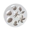 DIY Sea Creatures Conch Starfish Shell Silicone Molds Fondant Candy Cake Decorating Tools Creative DIY Chocolate Mold Baking