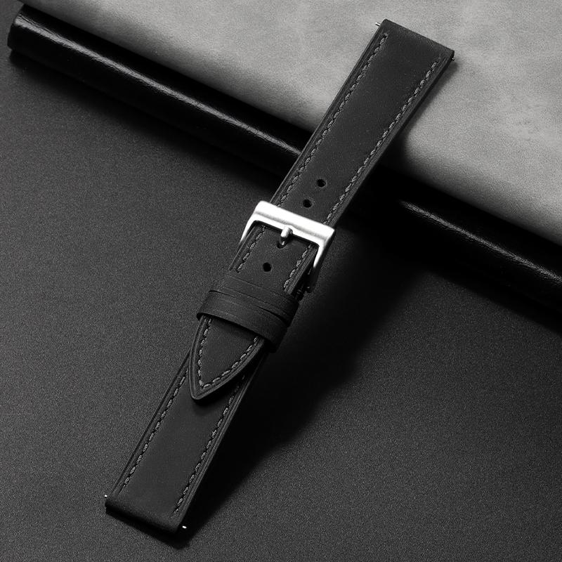 Vintage Watch Strap Quick Release Watchband 19mm 21mm 18mm 20mm 22mm Cowhide Watchband Smart Watch Strap Accessories Bracelet