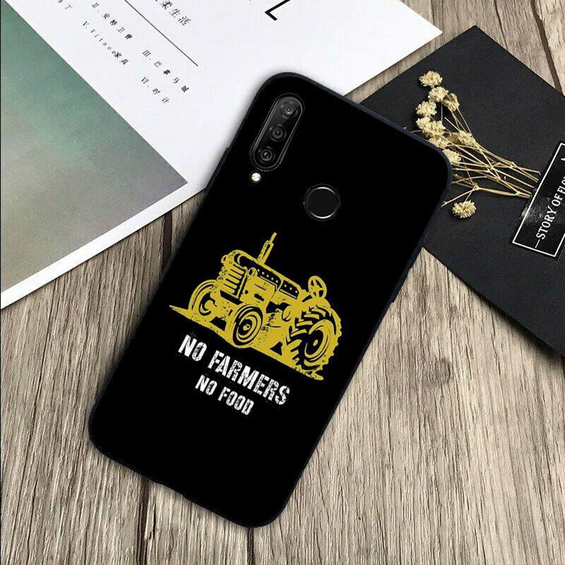 No Farmers No Food For Huawei Nova 12s 12i 11i 7i 8i Y73 Y70 Y90 Y60 Y72 Y61 Y91 9 10 SE P30 Pro P40 Lite Case