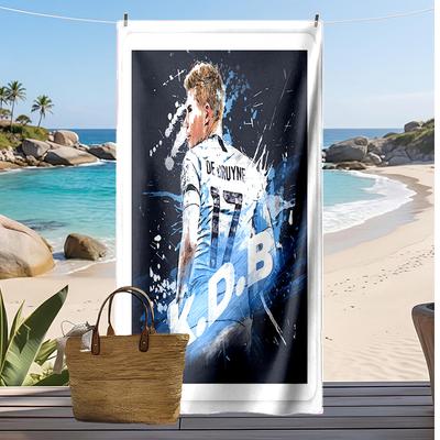 Kevin De Bruyne Printed Beach Towel Quick Dry Soft TowelPortable Large Rectangular Beach Blanket for Travel Swimming Pool