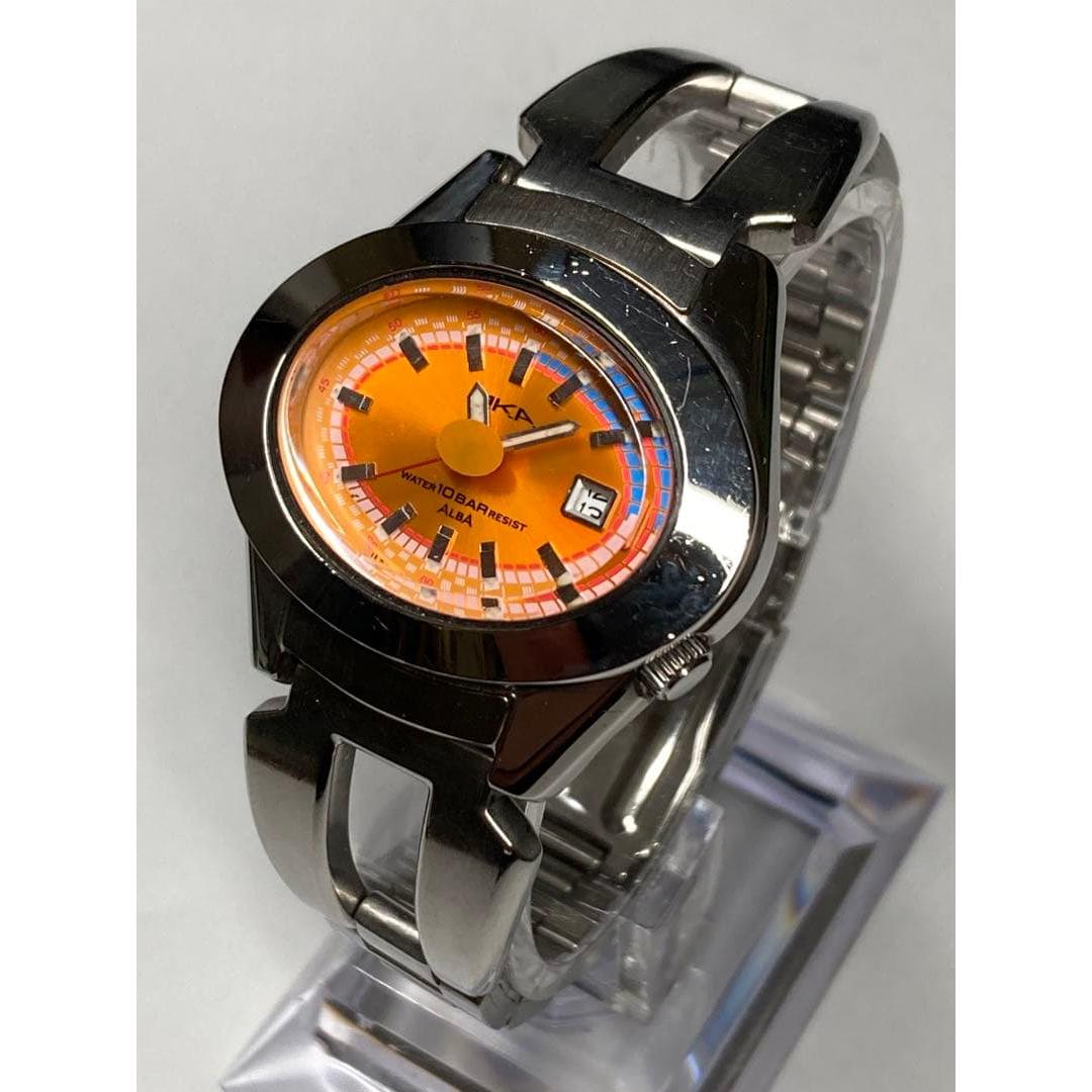 [Working item] SEIKO ALBA AKA V782-5A40 New battery