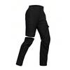 Men's solid color casual removable overalls outdoor mountaineering fishing shorts trousers two wear 7