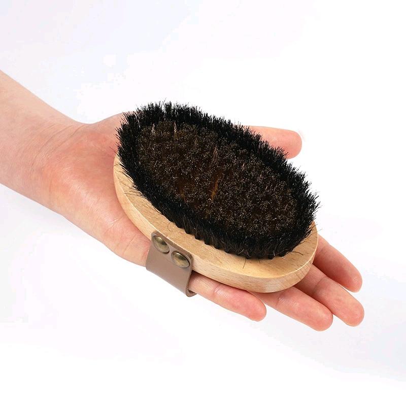 Beech Horsehair Copper Wire Ion Brush Body Rejuvenation Brush Meridian Massage Brush Cellulite Muscle Brush