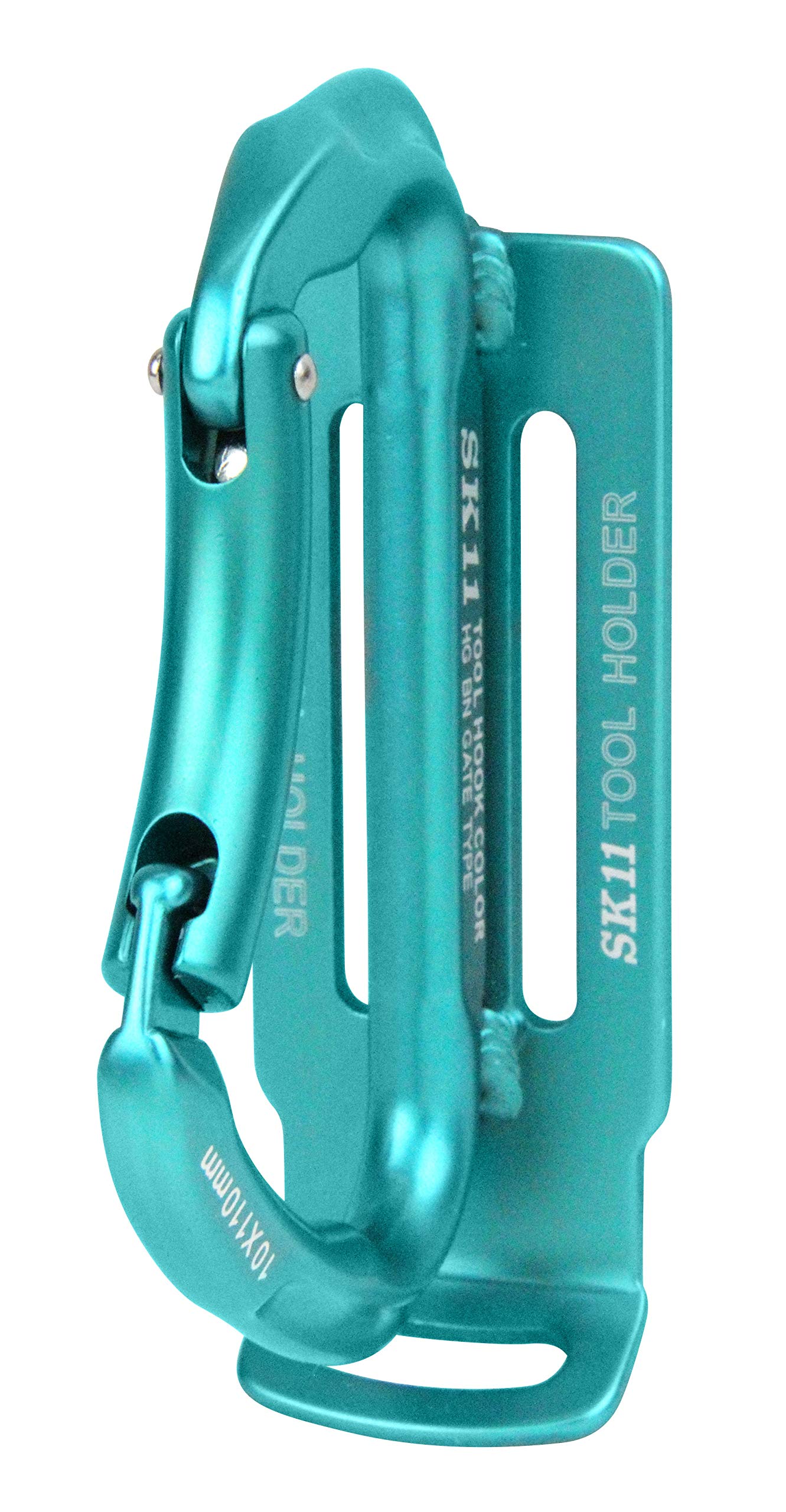 

SK11 Aluminum Tool Hook for 50mm 3kg Load Aqua Compatible with Drop Protection Cords (SATH-AQUAGREEN) Belts, Capacity, Green,