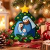 Xmas Tree Jesus Hanging Ornament Home Decor Christmas Tree Ornament Gifts