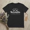 Neuheit Nashville Tennessee Country Musik T-Shirts Unisex Rundhals Reines Baumwoll-T-Shirt Gitarrenstadt T-Shirt Geschenkidee Kleidung