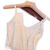 2026 Summer Fairy Chic Slimming Maxi Dress with Mesh Waist-cinching Suspender Style