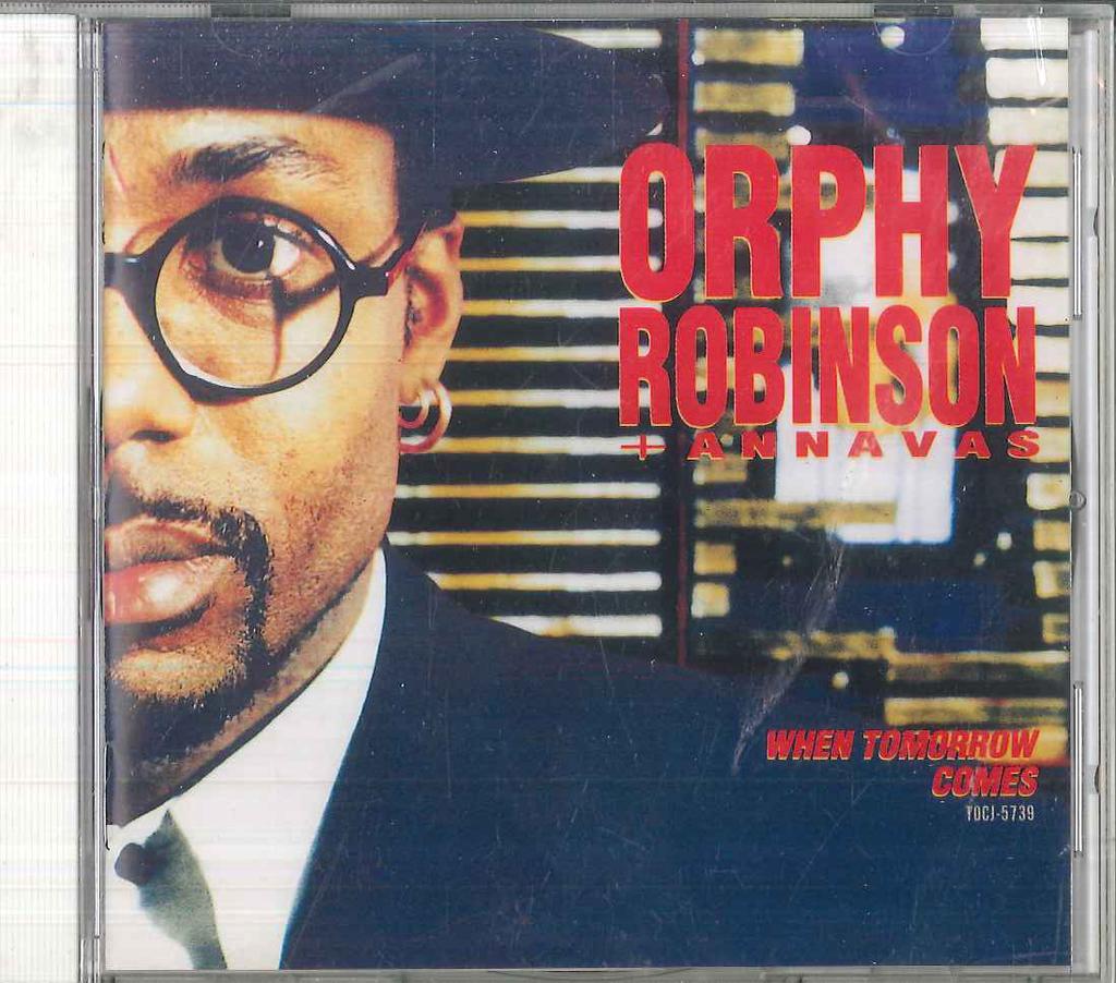 CD ORPHY ROBINSON, ANNAVAS - When Tomorrow Comes TOCJ5739 BLUE NOTE 1992 Japan Obi Jazz Used